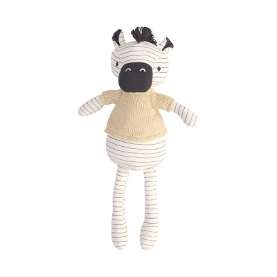 Crane Baby Plush Toy Zulu Zebra 20X10X40