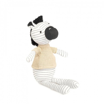 Crane Baby Plush Toy Zulu Zebra 20X10X40