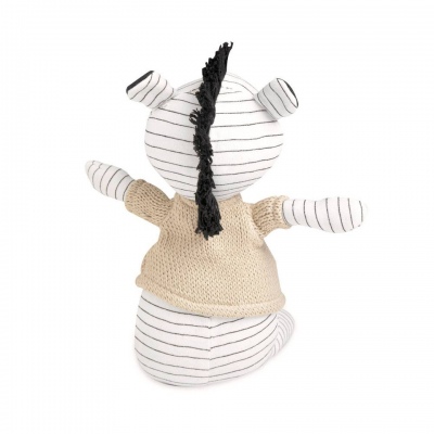 Crane Baby Plush Toy Zulu Zebra 20X10X40
