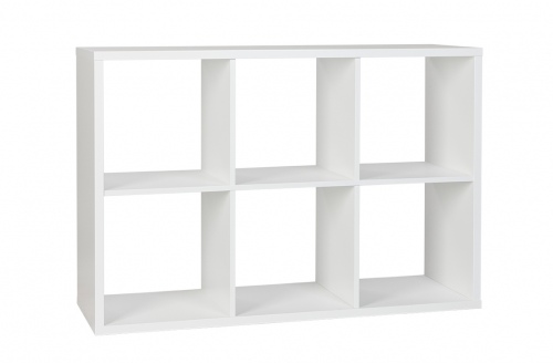 Cubo Bookcase Assembled White W1195Xd395Xh805