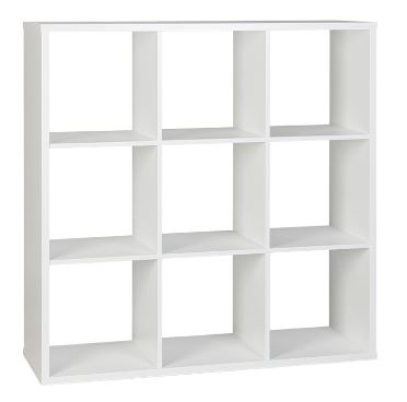 Cubo Bookcase Flatpack White 3Hx3W 1196X396X1200H