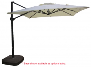 Cantilever Outdoor Umbrella Natural 3.3M Crank Han