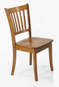Holiday1 Dining Chair Mid Wood Tone