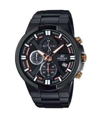 Edifice Black Copper Stainless Analogue Watch