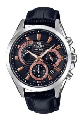 Edifice Black Copper Stainless Analogue Watch