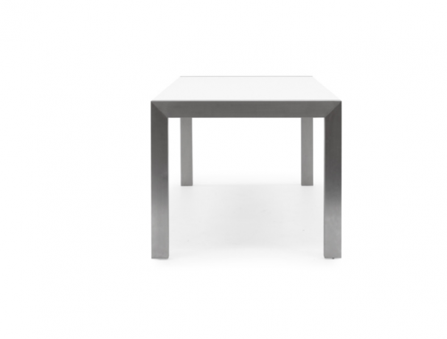 Porto 1600 Ext White Dining Table 1600X900X750