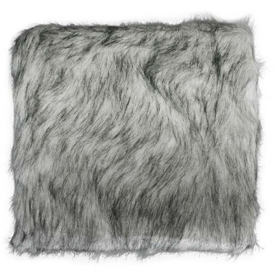 Ash Fox Faux Fur Throw 130X150Cm Polyester