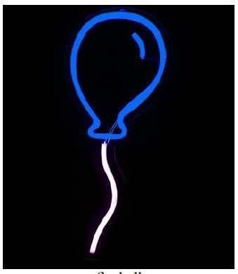 Baloon Led Flex Neon Light 46X19Cm