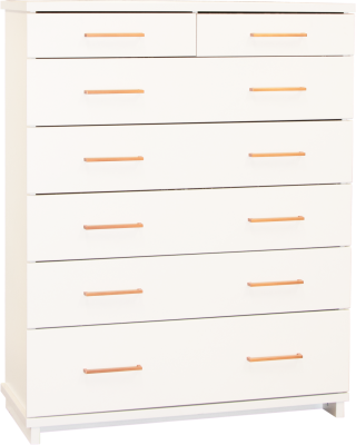 Franz 7Dr Tallboy White Copper Handles 998X396X125