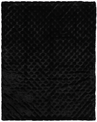 Heirloom Valentina Black Acrylic Throw 150X180Cm