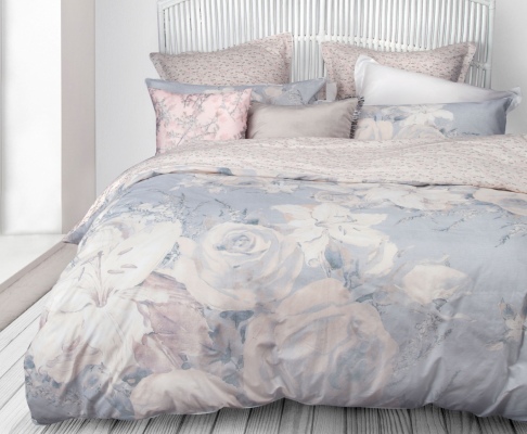L&M Flora Dusk King Duvet Cover Set