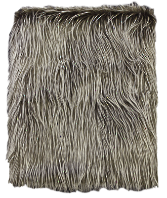 Spikey Brown Faux Fur Throw 130X150Cm Polyester
