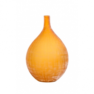 Goutte Vase Amber Medium 20X32Cm H