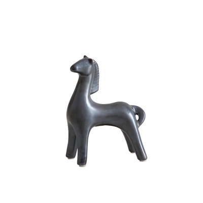Duke Gunmetal Grey Horse Figure 15Cm