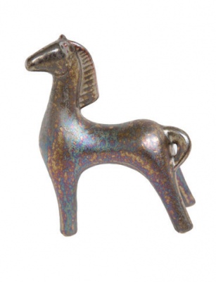 Duke Bronze Horse Figure 22Cm