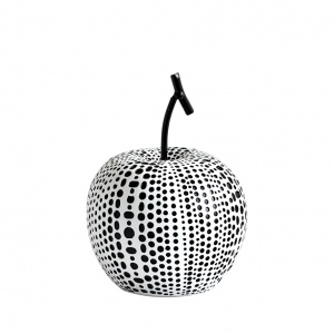 Pongo Apple White/Black 15.5X15.5X16.5Cm