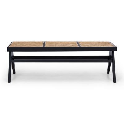 Palma Black Oak Bench Seat 1370X450X460H
