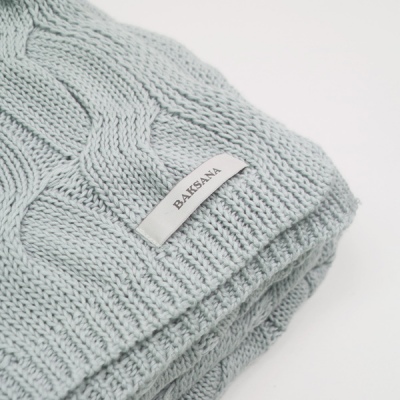 Baksana Highland Throw Duck Egg 170X220Cm