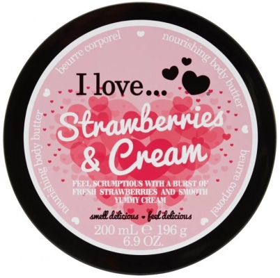 I Love Strawberries & Cream Body Butter 200Ml