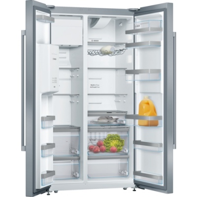 Bosch 633 Fridge Freezer Stainless 912X732X1756H