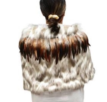 Korowai Hukapapa Design Half Length 100X50H