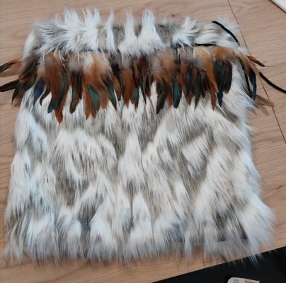 Korowai Hukapapa Design Half Length 100X50H