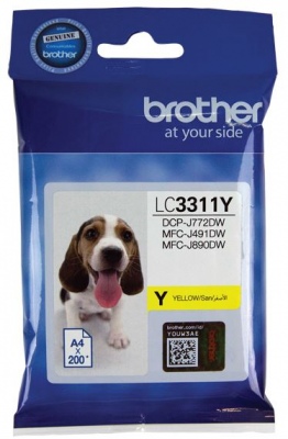 Brother Lc3311C Ink Cartridge Yellow    Mfc-J491D