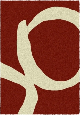 Matisse Red/Cream O'S 1.6X2.3M Heatset Polyprop