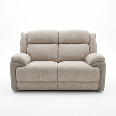 Mckenzie 2 Seater Electric Recliner Lt Grey Oosjul