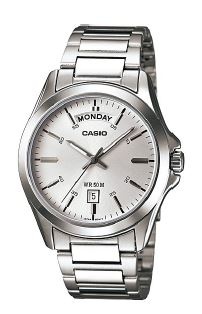 Casio Classic Silver Silver Analogue Watch