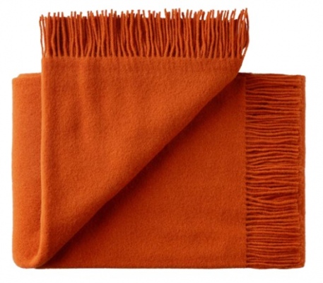 Nevis Umber 100% Nz Lambswool Throw 130X200Cm