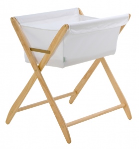 Cariboo Folding Bassinet Natural Stain Nz Made