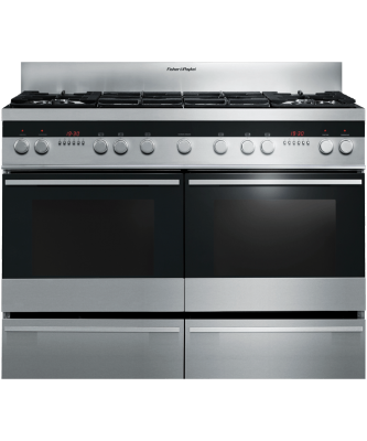 F&P Double Gas Freestanding Stove 927X1195X600