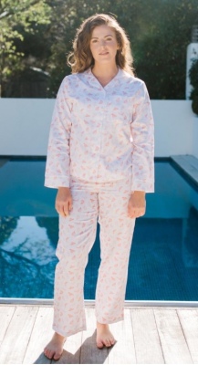 Baksana Posie Classic Pjs Medium Cotton Sateen