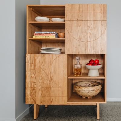 Etch Natural Oak Display/Highboard