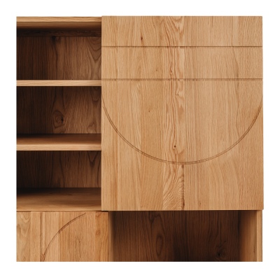 Etch Natural Oak Display/Highboard