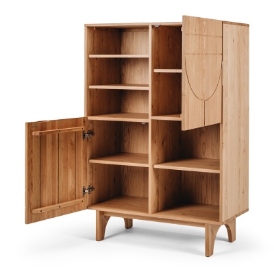 Etch Natural Oak Display/Highboard