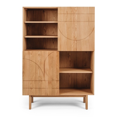 Etch Natural Oak Display/Highboard