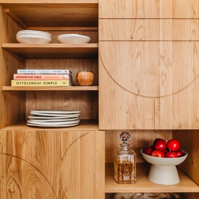 Etch Natural Oak Display/Highboard