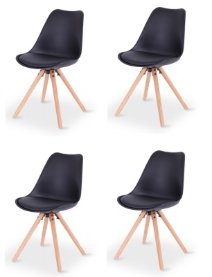 Orbit Black Dining Chair Set Of 4