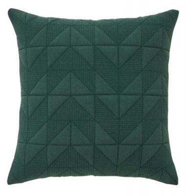 Prado Forest Quilted Embroidery Cotton 50X50 Cushi