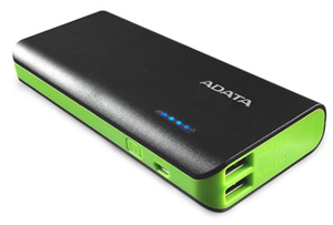 Adata Pt100 10000Mah Powerbank Black/Green