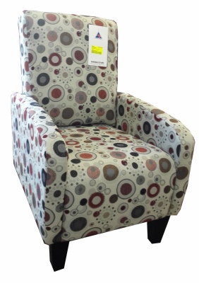 Riviera Chair In Planet Berry Fabric