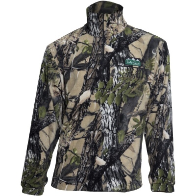 Ridgeline Mens Micro Ls Zip Top Buff Camo 2X Large