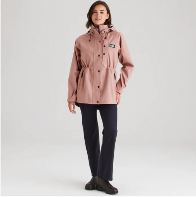 Ridgeline Womens Monsoon Light Jacket Pink Lg 14