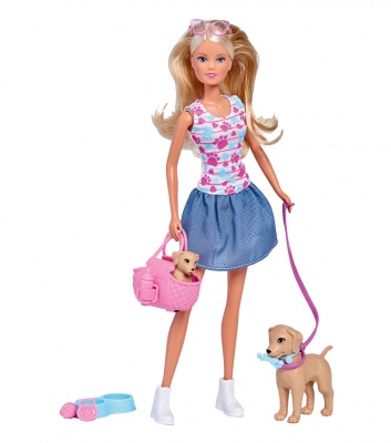Steffi Doll Puppy Walk Doll And Dog