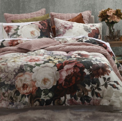 Lizzy 300 Thread Ct Queen Duvet Cover Set