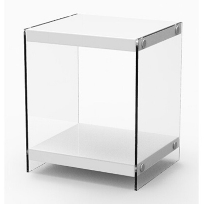 Toulon Lamp Table White Glass W350XD350XH450