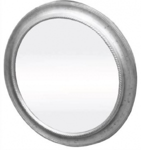 Antique Silver Round Mirror 1000X1000X45Mm