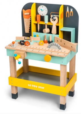Le Toy Van Alex'S Tool Bench + 12 Accessories